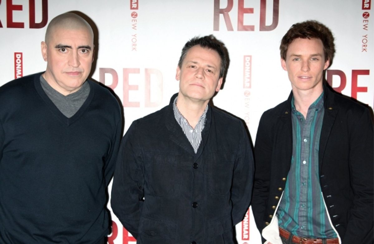 Alfred Molina, Michael Grandage & Eddie Redmayne at 