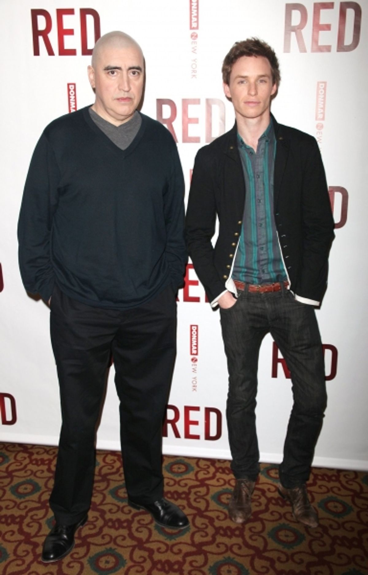 Alfred Molina & Eddie Redmayne at 