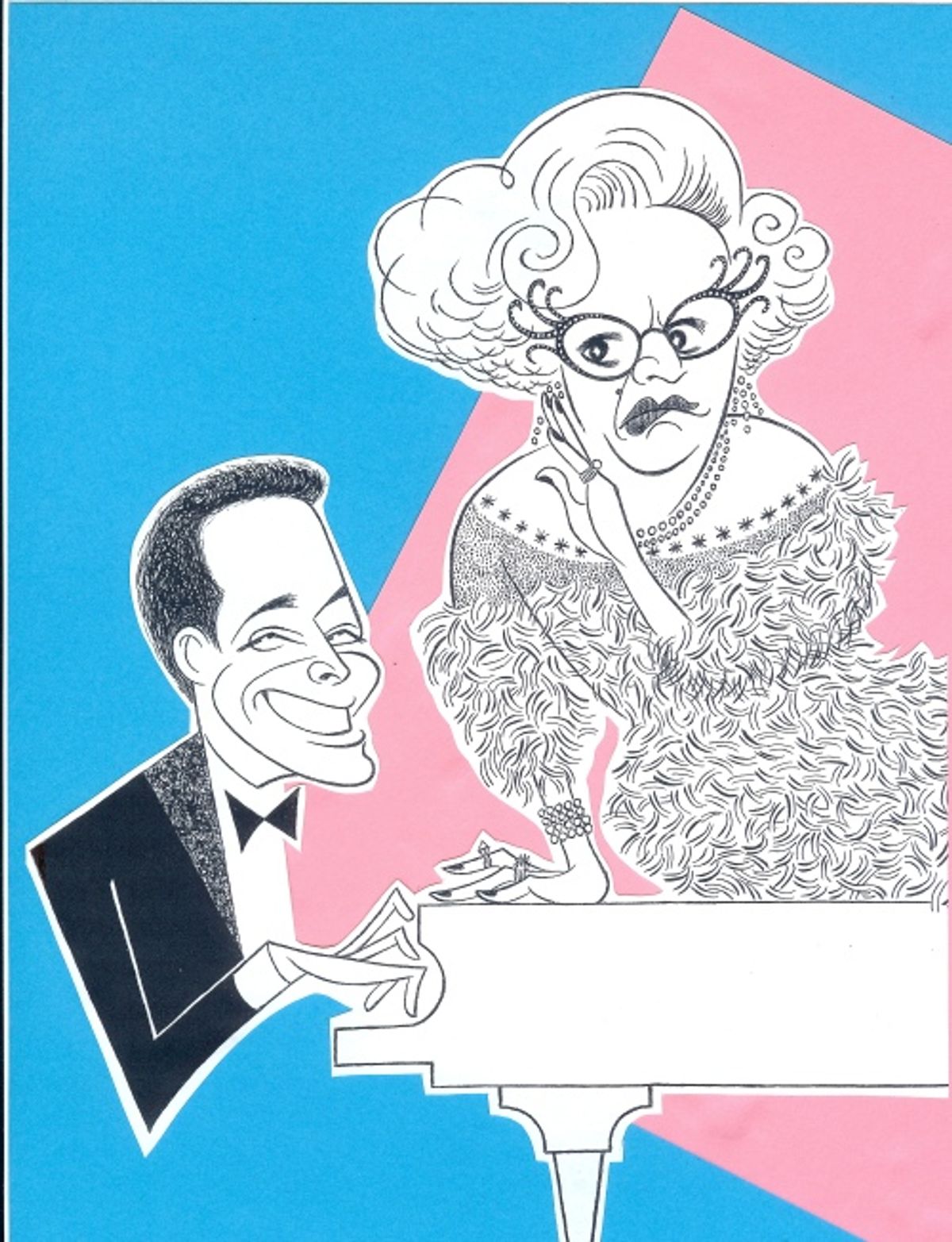       Michael Feinstein and Dame Edna in ALL ABOUT ME at 