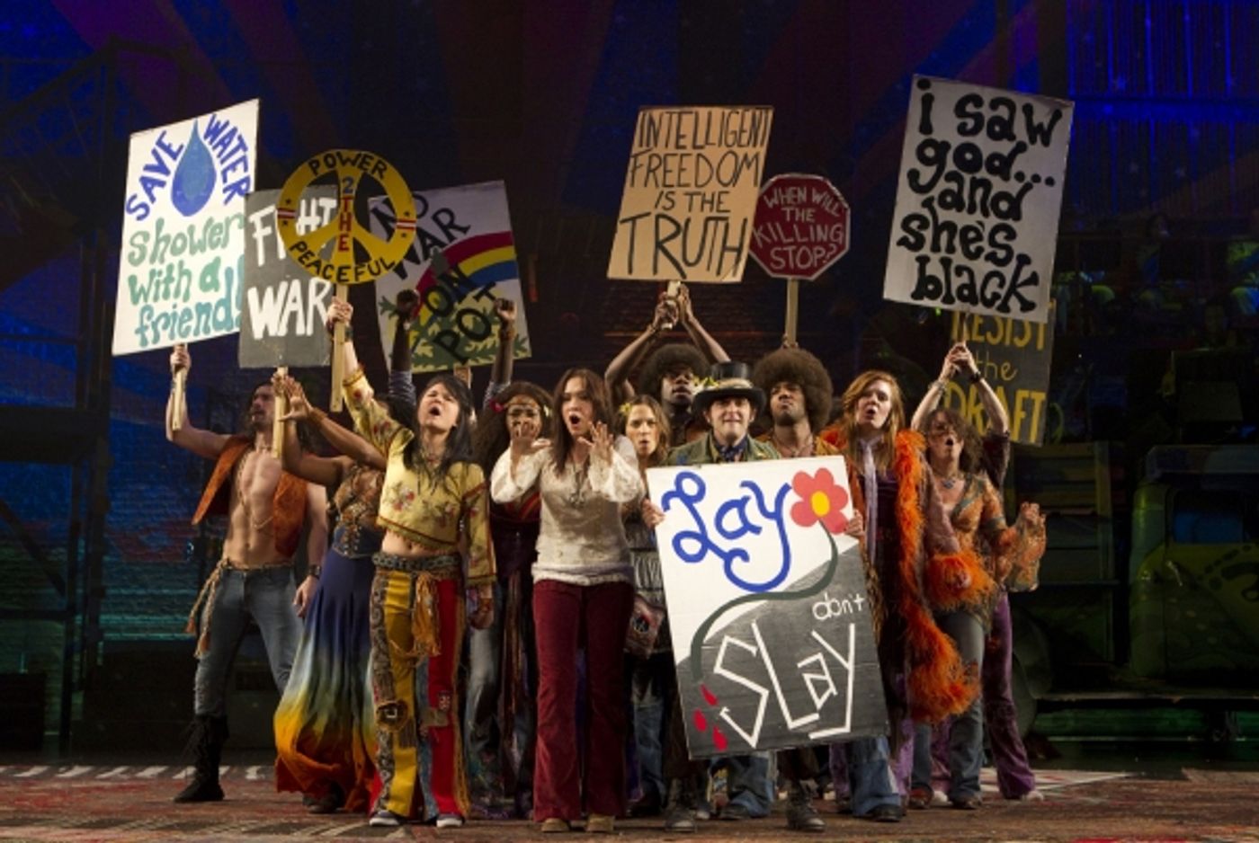 Photo Flash: The New Cast of HAIR on Broadway!  Image