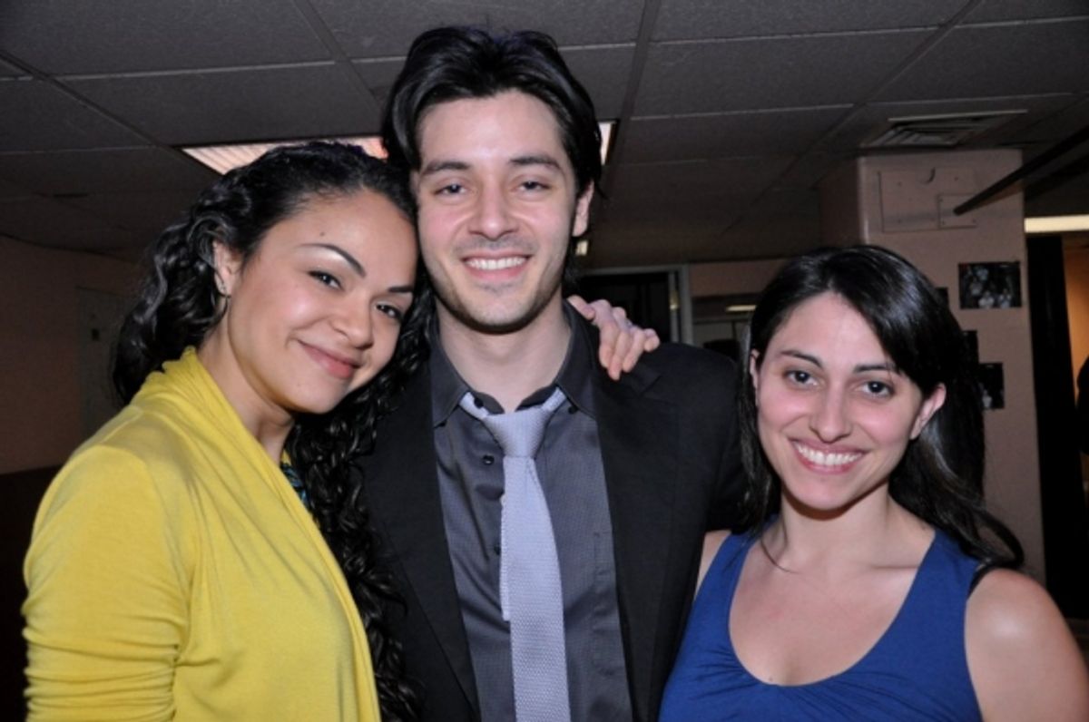Karen Olivo, George Akram, Natalie Cortez at 