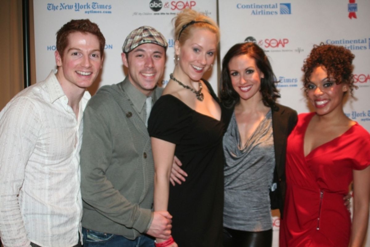 Tim McGarrigal, Cody Smith, Jill Wolins, Jackie Meyers and Nina Hudson at 