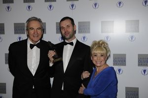 Larry Lamb, Michael Wynne and Barbara Windsor
 Photo