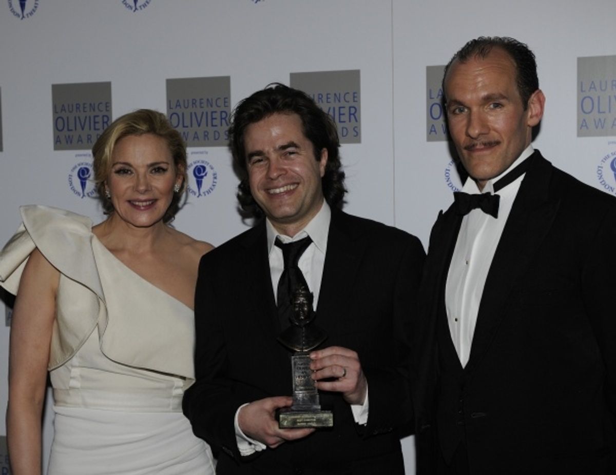 Kim Catrall, Rupert Goold and Simon Paisley Day at 