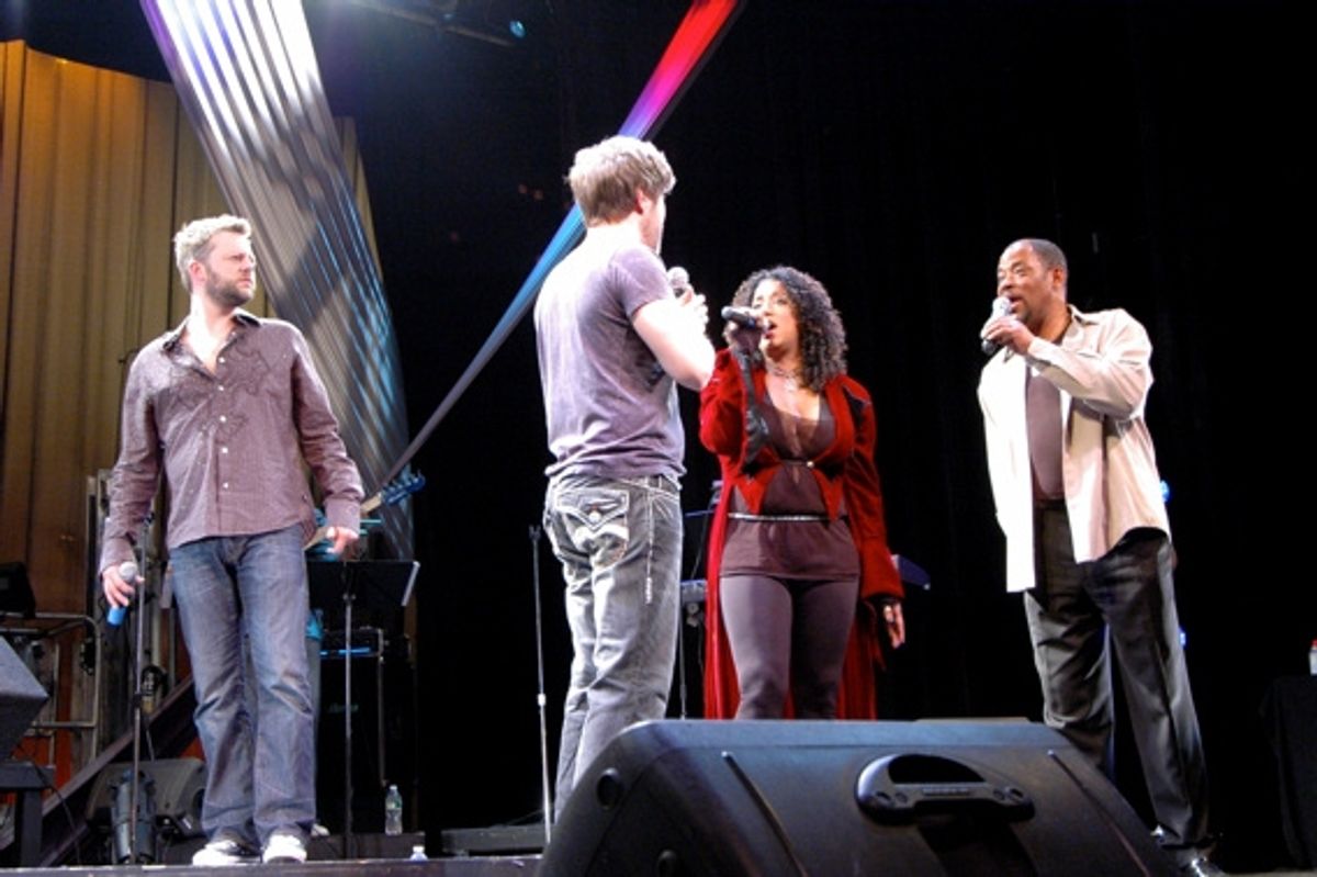 Jeremy Kushiner, Ron Bohmer, Sophia Ramos and Lawrence Clayton at 