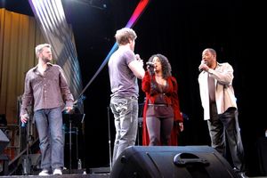 Jeremy Kushiner, Ron Bohmer, Sophia Ramos and Lawrence Clayton Photo