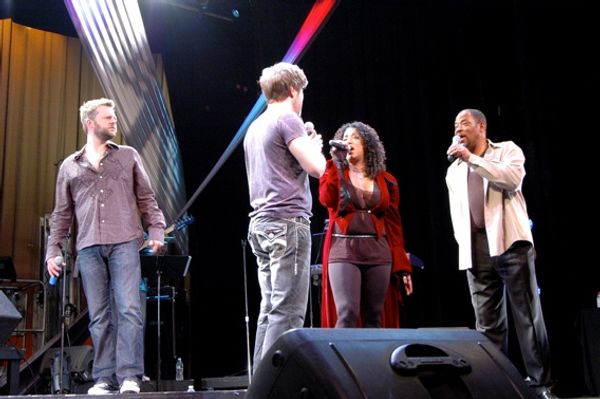 Jeremy Kushiner, Ron Bohmer, Sophia Ramos and Lawrence Clayton Photo