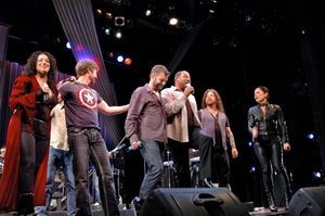 Sophia Ramos, Ron Bohmer, Jeremy Kushnier, Lawrence Clayton, James Lewis and Elaine C Photo