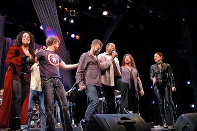 Sophia Ramos, Ron Bohmer, Jeremy Kushnier, Lawrence Clayton, James Lewis and Elaine C Photo