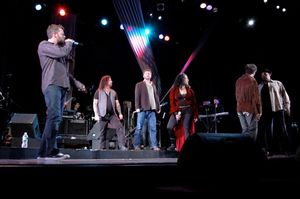 Jeremy Kushnier, James Lewis, Ron Bohmer, Sophia Ramos,  James Jenness and Lawrence C Photo