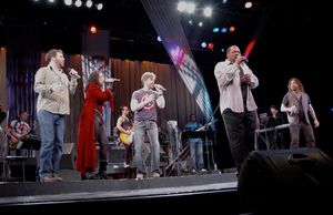 Sean Jenness, Sophia Ramos, Ron Bohmer, Lawrence Clayton and James Lewis Photo