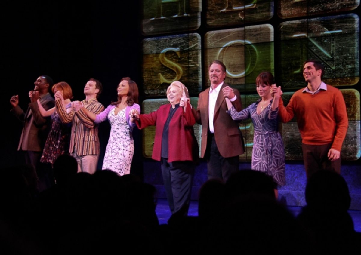 Norm Lewis, Erin Mackey, Euan Morton, Vanessa Williams, Barbara Cook, Tom Wopat, Leslie Kritzer, and Matthew Scott at 