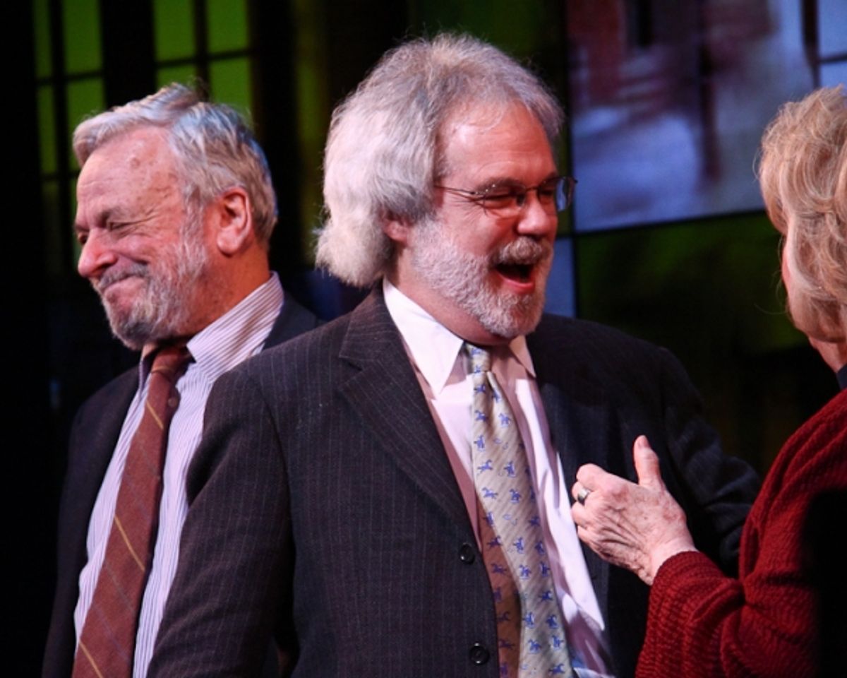 Stephen Sondheim and John Weidman at 