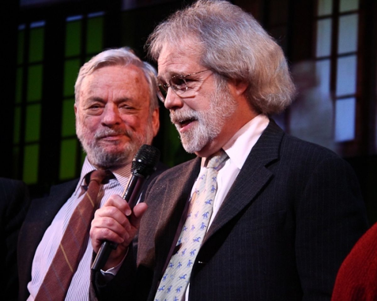 Stephen Sondheim and John Weidman at 