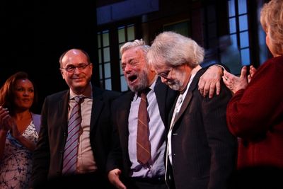 Vanessa Williams, James Lapine, Stephen Sondheim, John Weidman, and Barbara Cook Photo