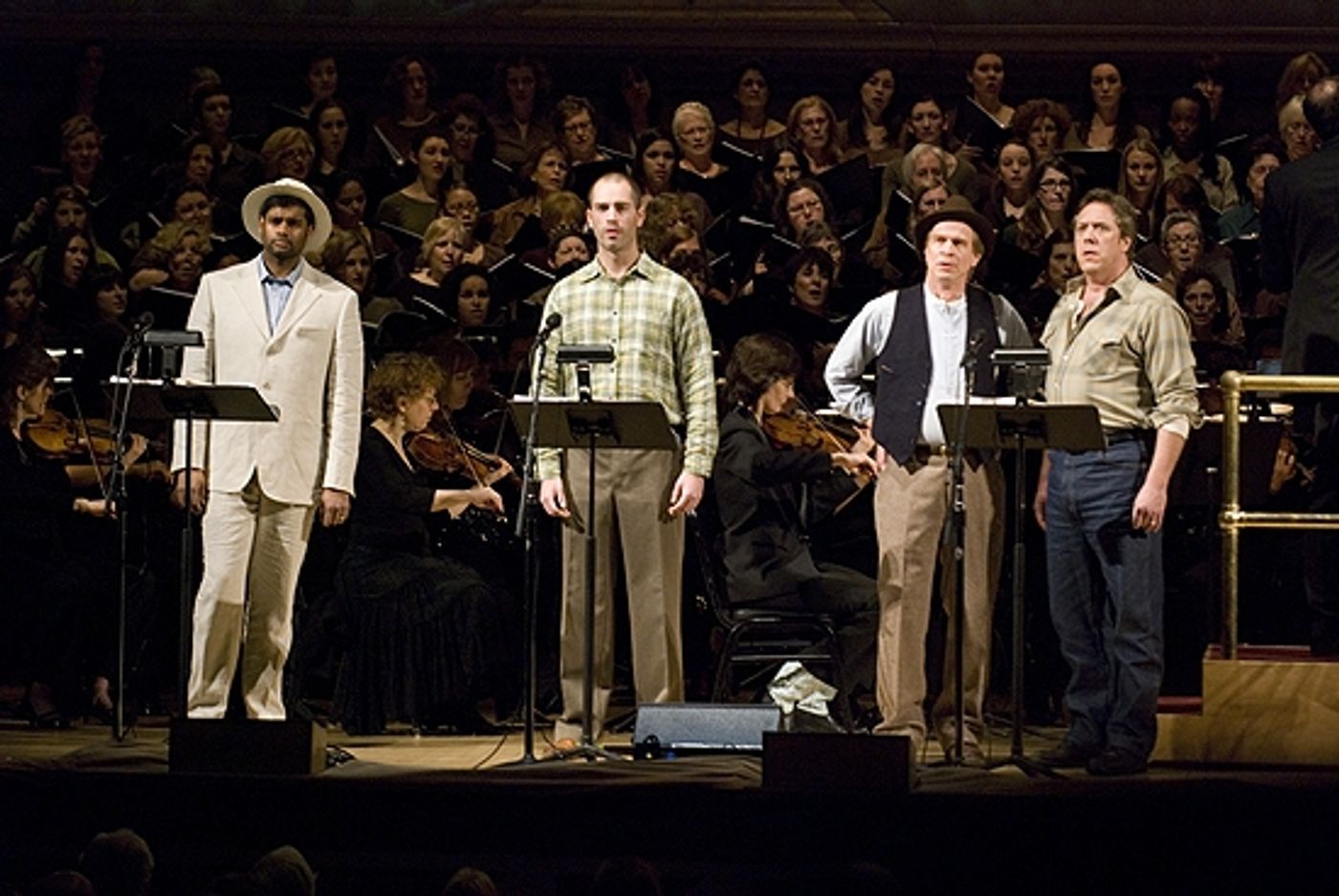 Photo Coverage: Fonda, Ebersole et al. in Collegiate Chorale's GRAPES OF WRATH Photo Coverage: Fonda, Ebersole et al. in Collegiate Chorale's GRAPES OF WRATH Image