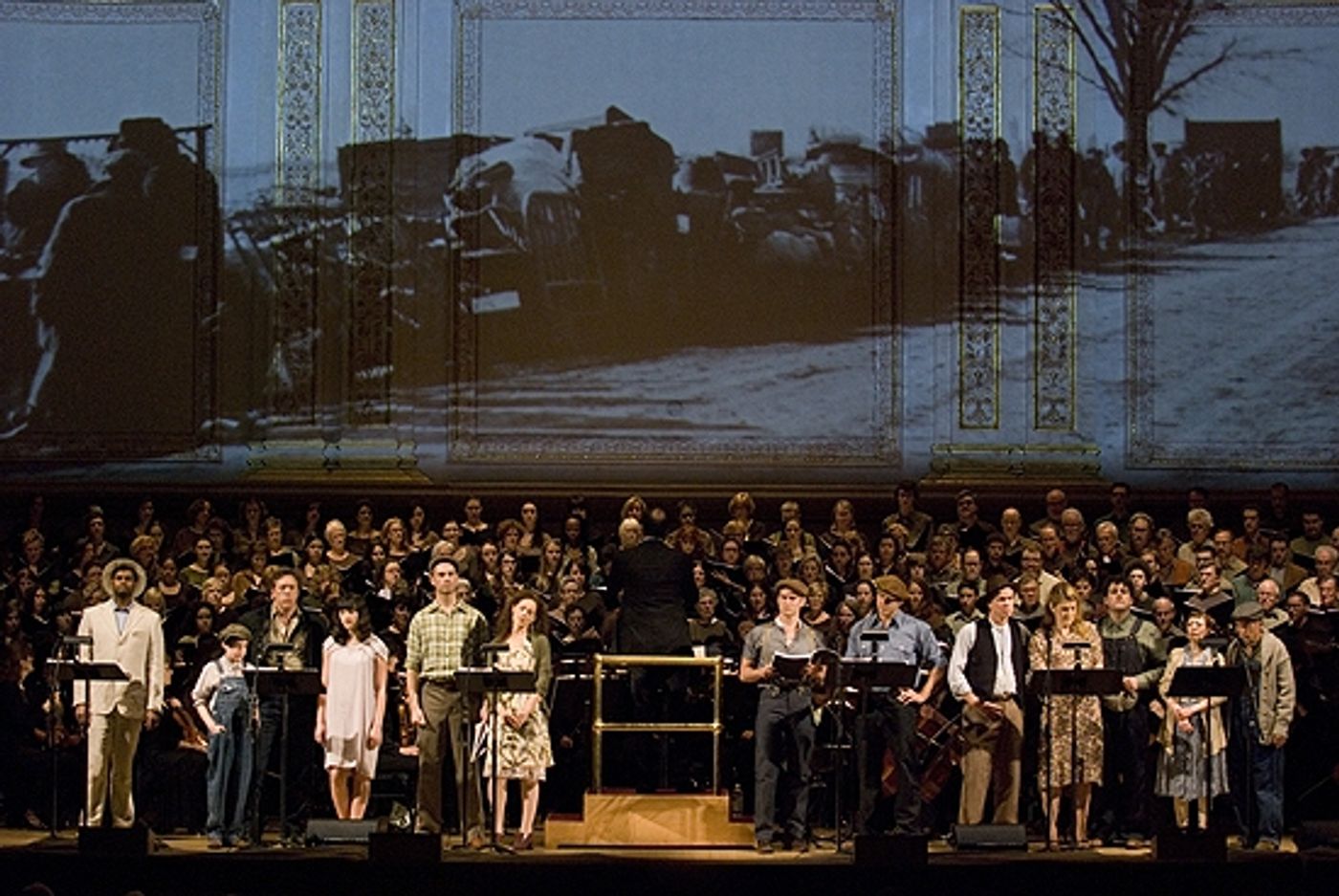 Photo Coverage: Fonda, Ebersole et al. in Collegiate Chorale's GRAPES OF WRATH Photo Coverage: Fonda, Ebersole et al. in Collegiate Chorale's GRAPES OF WRATH Image