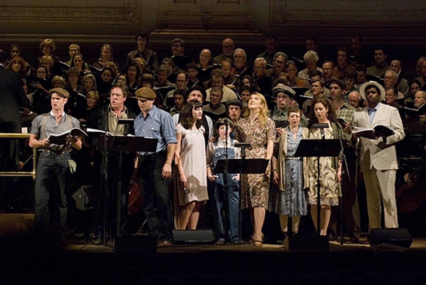 Photo Coverage: Fonda, Ebersole et al. in Collegiate Chorale's GRAPES OF WRATH Photo Coverage: Fonda, Ebersole et al. in Collegiate Chorale's GRAPES OF WRATH Image