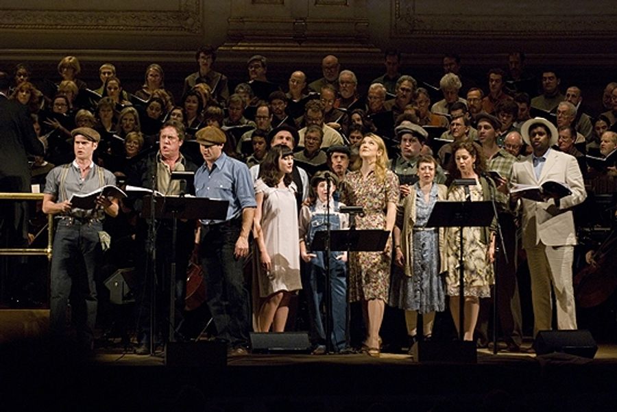 Photo Coverage: Fonda, Ebersole et al. in Collegiate Chorale's GRAPES OF WRATH Image