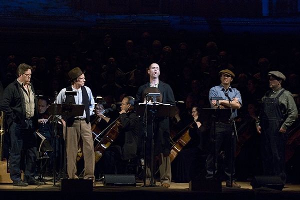 Stephen Powell, Peter Halverson, Matthew Worth, Nathan Gunn and Andrew Wilkowske Photo