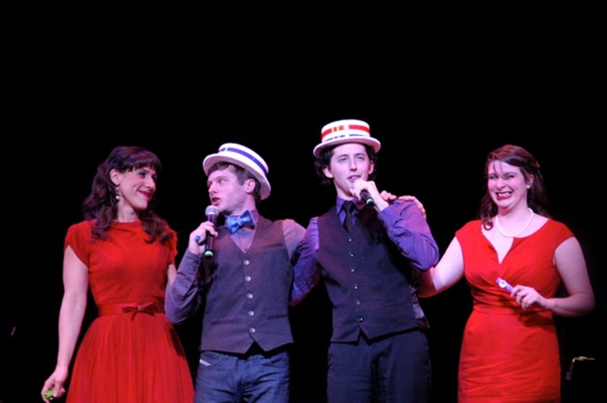 Farah Alvin, Bobby Steggert, Josh Grisetti and Kristin Dausch at 