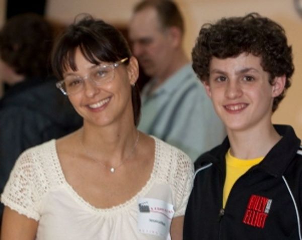 Artistic Director Jessica Rofe with Trent Kowalik Photo