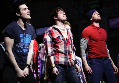Michael Esper, John Gallagher Jr. and Stark Sands Photo