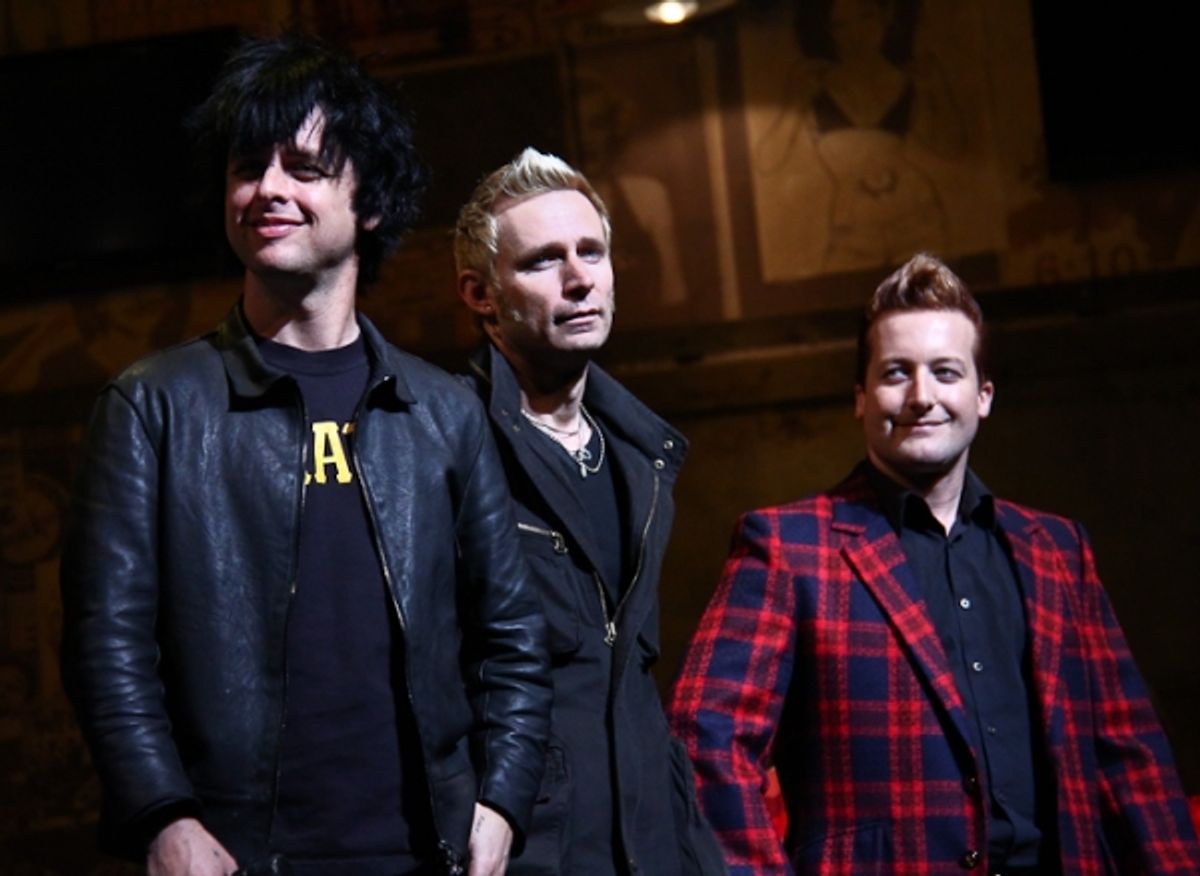 Billie Joe Armstrong, Mike Dirnt and Tre Cool at 