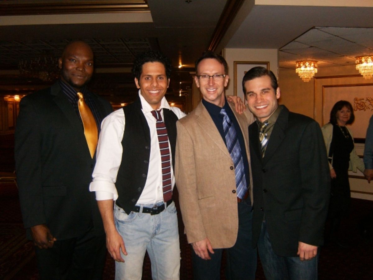 Dwelvan David, Brandon Koller, Gary Carlson and Jameson Cooper at 