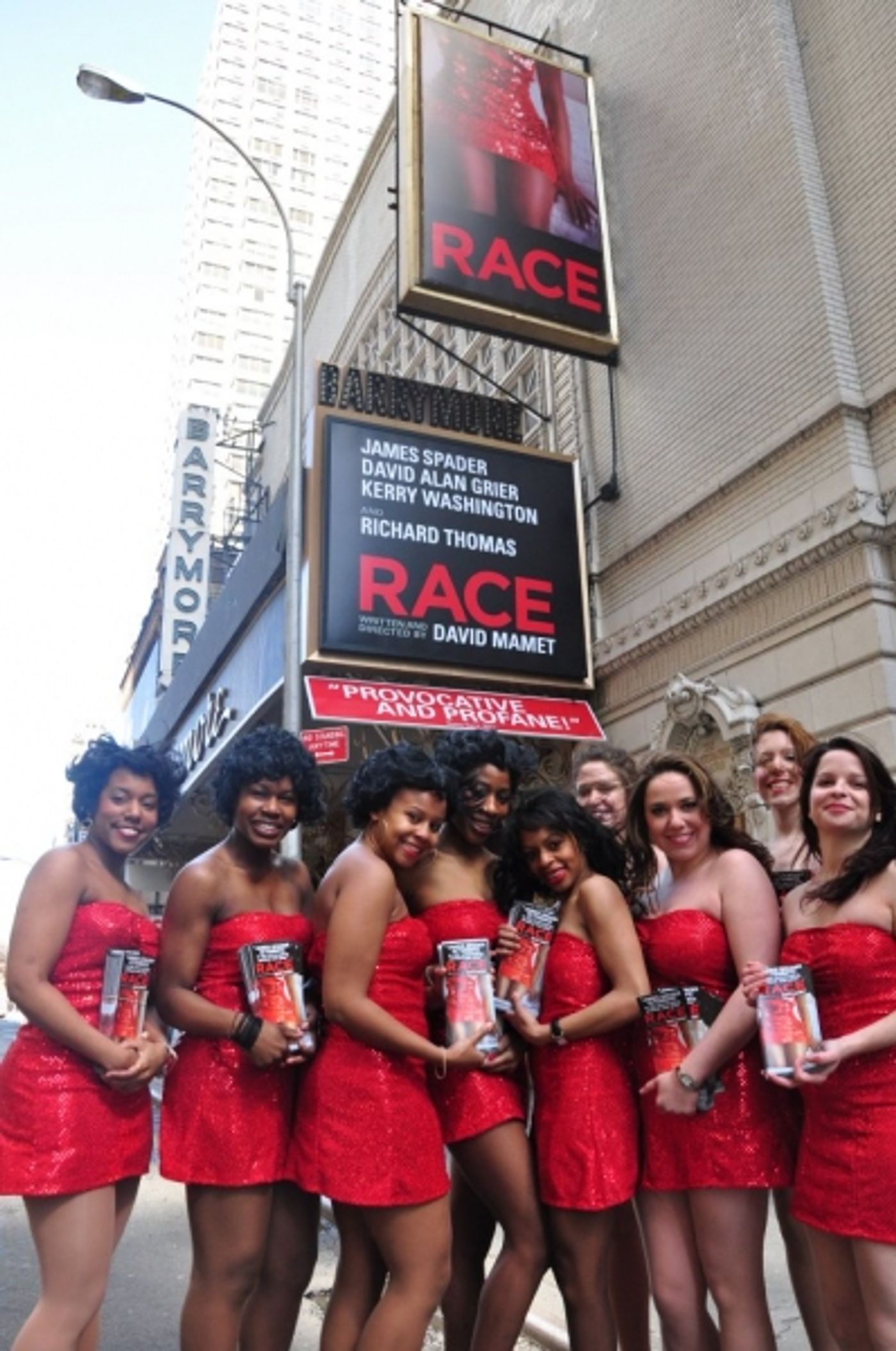 Photos: RACE's Red Dresses Take Over Times Square  Image