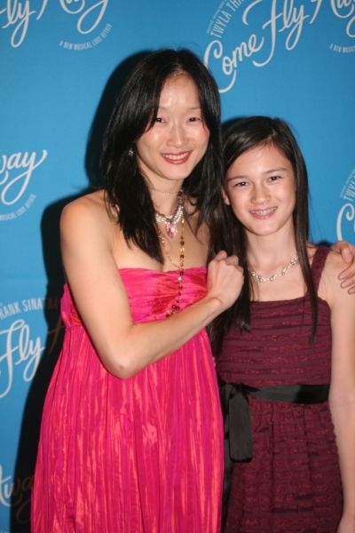 Rika Okamoto with her daughter Wayan Photo