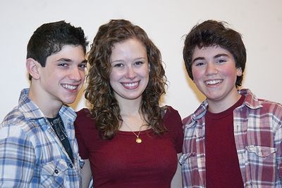 Al Calderon, Molly Renson & Noah Galvin Photo
