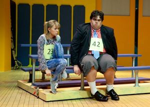 Devon Meddock (Olive Ostrovsky) and Patrick Ciamacco (William Barfee) @ BroadwayWorld Devon Meddock (Olive Ostrovsky) and Patrick Ciamacco (William Barfee) Photo