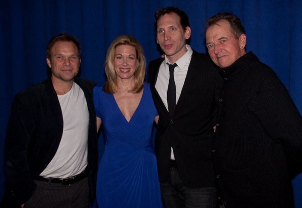 Norbert Leo Butz, Marin Mazzie, Stephen Kunken and Gregory Itzin at 
