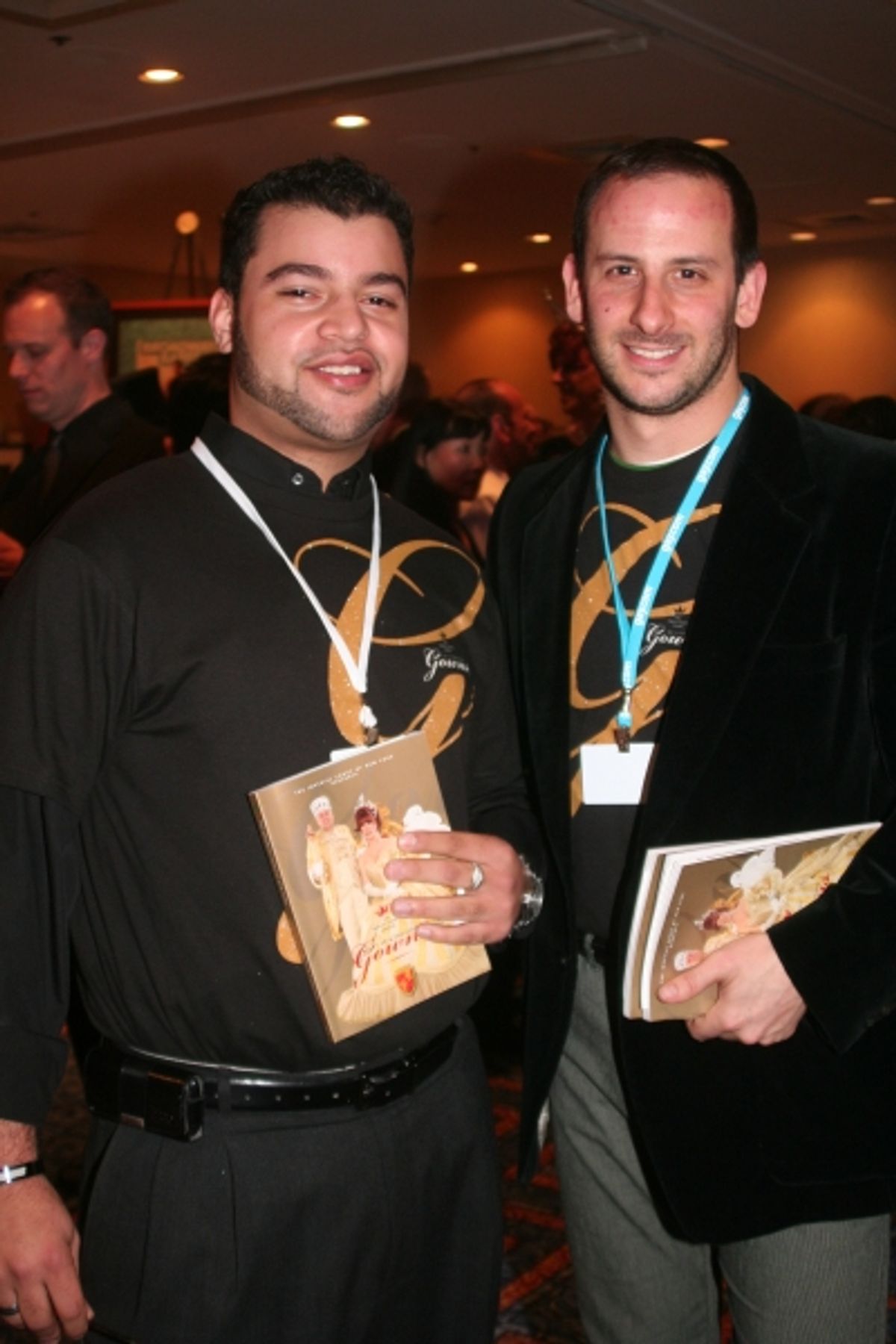 Volunteers David Vazquez and Phil Zipkin at 