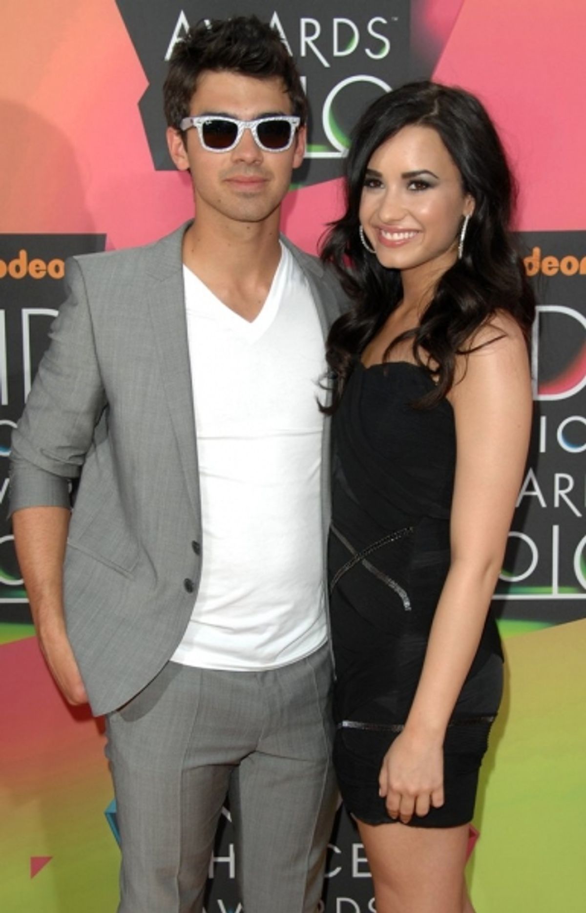 Joe Jonas and Demi Lovato at 