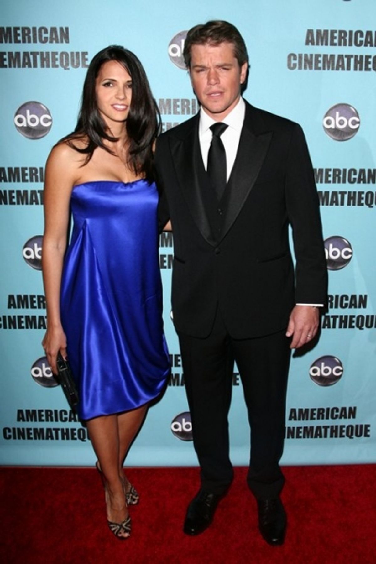 Matt Damon and Luciana Barroso at 