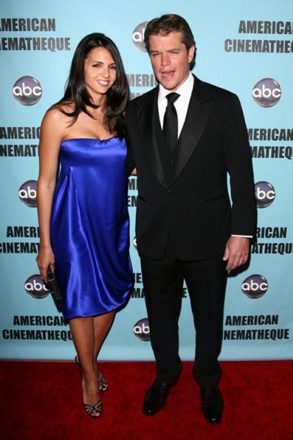 Matt Damon and Luciana Barroso Photo