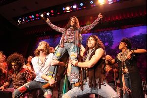 Kyle Riabko, Mayor Michael Bloomberg, Ace Young and HAIR Cast Photo