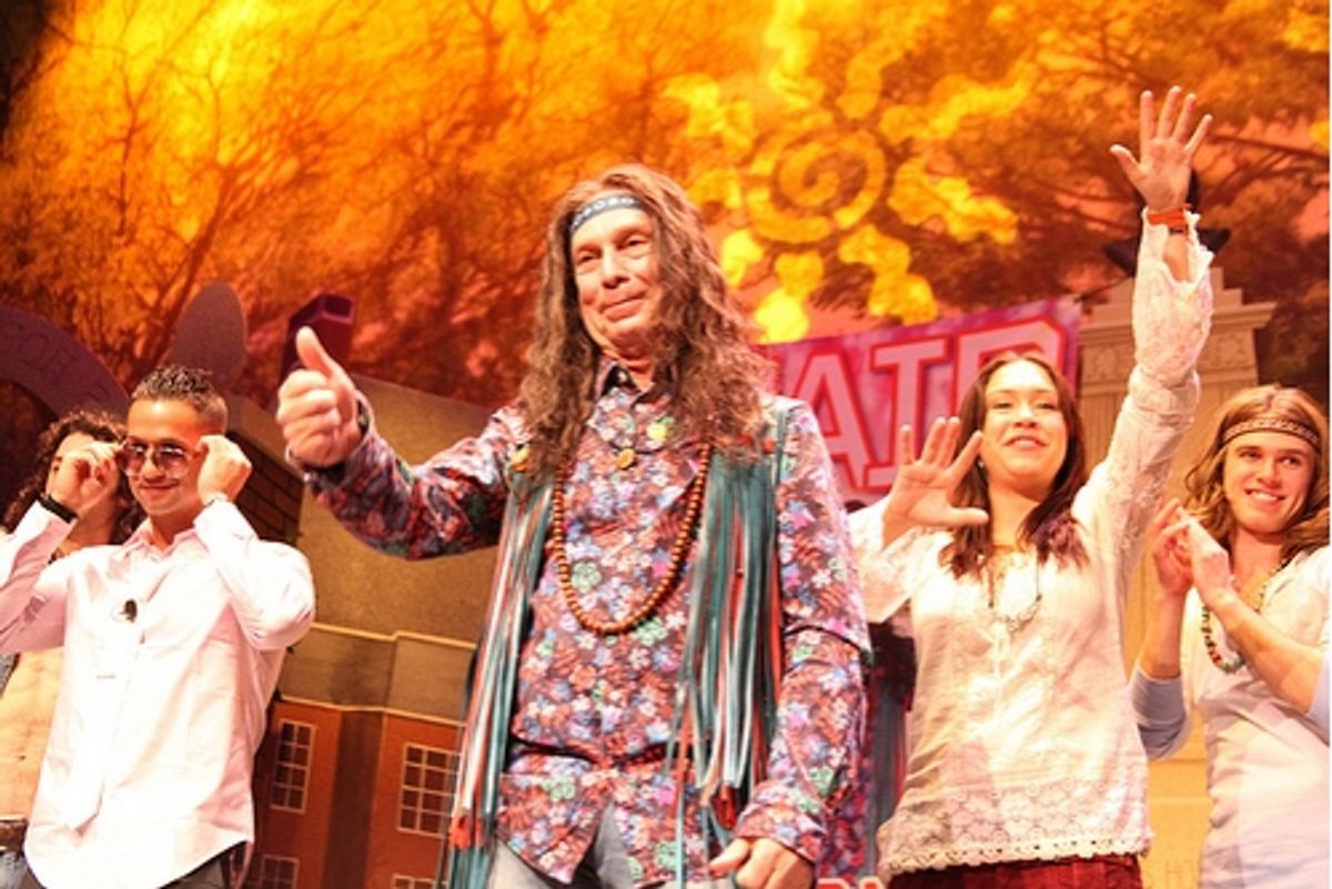 Mike 'The Situation' Sorrentino, Mayor Michael Bloomberg, Diana DeGarmo and Kyle Riabko at 