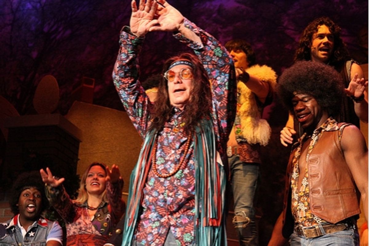 Mayor Michael Bloomberg and HAIR Cast at 