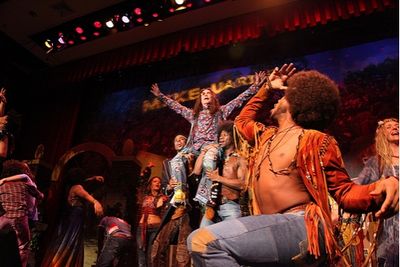 Mayor Michael Bloomberg and HAIR Cast Photo