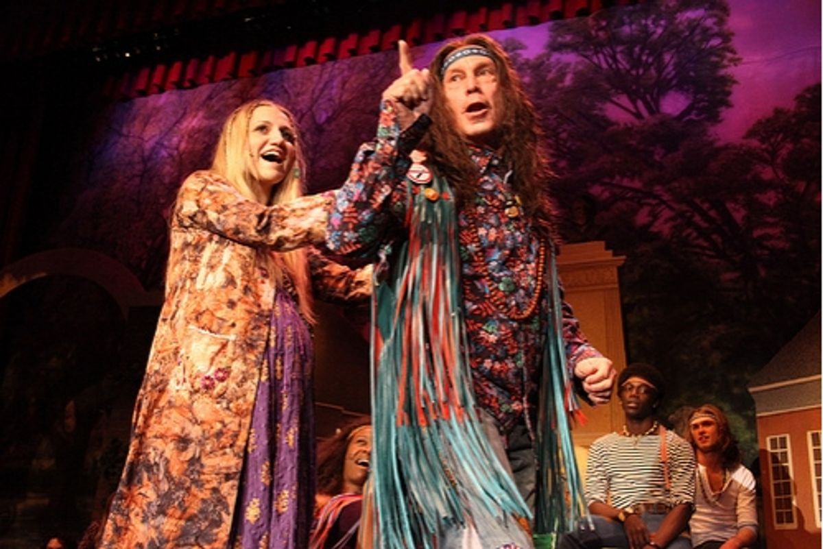 Annaleigh Ashford and Mayor Michael Bloomberg at 