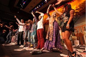 HAIR Cast, Mike "The Situation" Sorrentino, Jeannette Bayardelle, Mayor Michael Bloom Photo