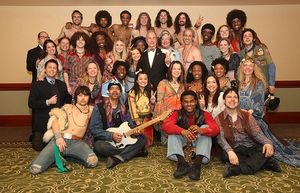 HAIR Cast with Mayor Michael Bloomberg Photo