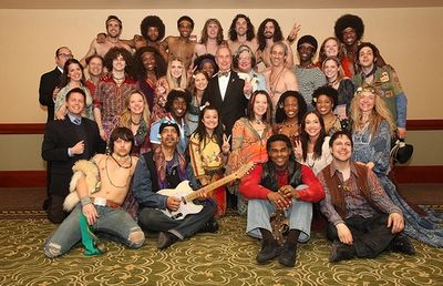 HAIR Cast with Mayor Michael Bloomberg Photo