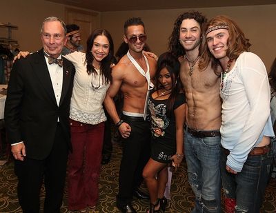 Mayor Michael Bloomberg, Diana DeGarmo, Mike "The Situation" Sorrentino, Snookie, Ace Photo