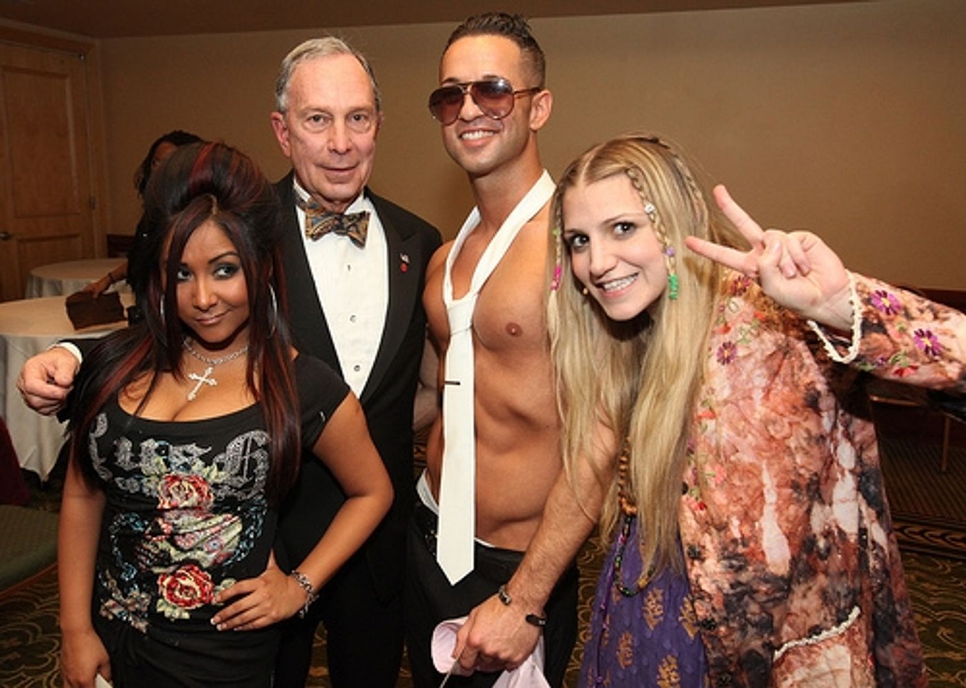 Photo Coverage: Mayor Michael Bloomberg, Snooki & 'The Situation' Join HAIR Tribe at Inner Circle Benefit  Image