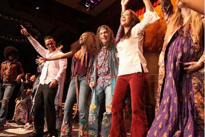 HAIR Cast, Mike "The Situation" Sorrentino, Jeannette Bayardelle, Mayor Michael Bloom Photo