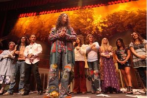 Mayor Michael Bloomberg and HAIR Cast Photo